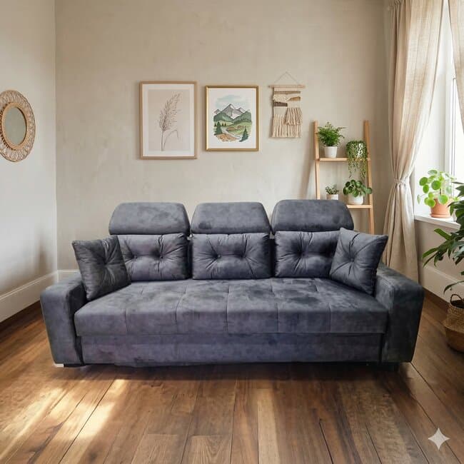 canapea extensibila viena culoare personalizabila 246x100 cm cu lada de depozitare tapiterie stofa saltea micro pocket structura fag