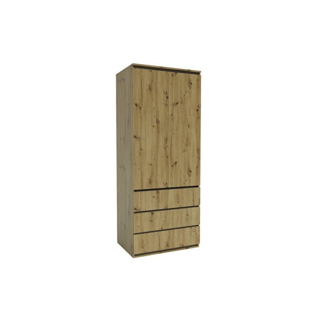 Dulap Idea Artisan, cu polite multiple, structura PAL melaminat + MDF, design modern, 80x210x57 cm, personalizabil