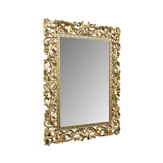 oglinda franco moderna cu rama subtire 80x3x110 cm alb negru argintiu auriu