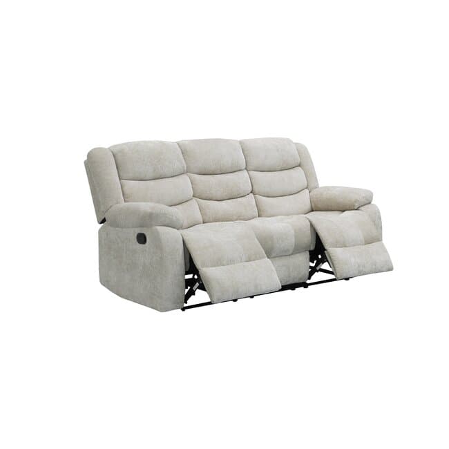 canapea recliner relax 3 locuri tapitata catifea suport picioare 205x88x105 cm design ergonomic