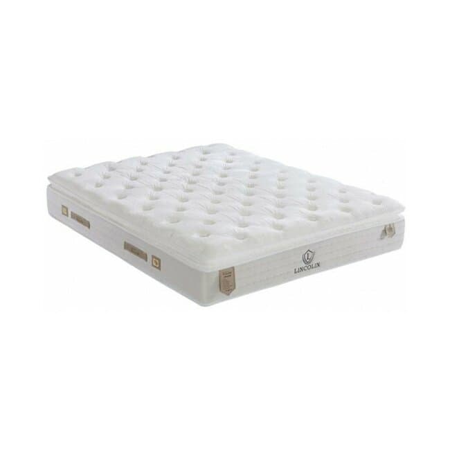 saltea lincolin 180x200 cm arcuri bonnell material plusat strat 3d 32 cm