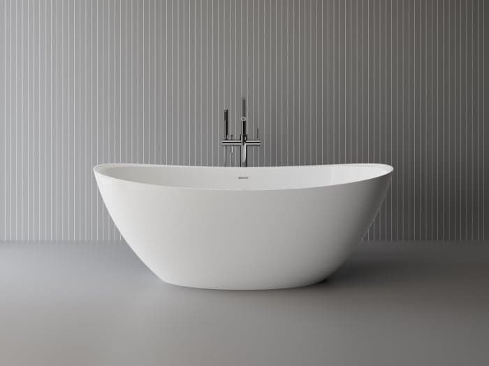 Cada freestanding compozit ovala 167x81 cm, Foglia Maralis