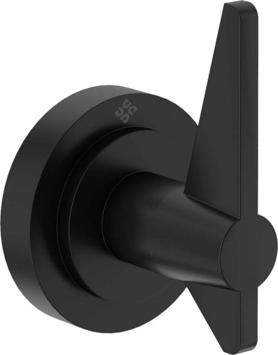 Cuier de baie negru mat, Deante Temisto