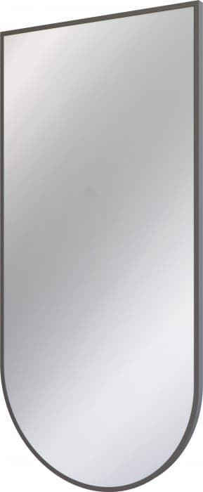 Oglinda suspendata, in rama aluminiu, grafit mat, 50x100 cm, Deante Silia