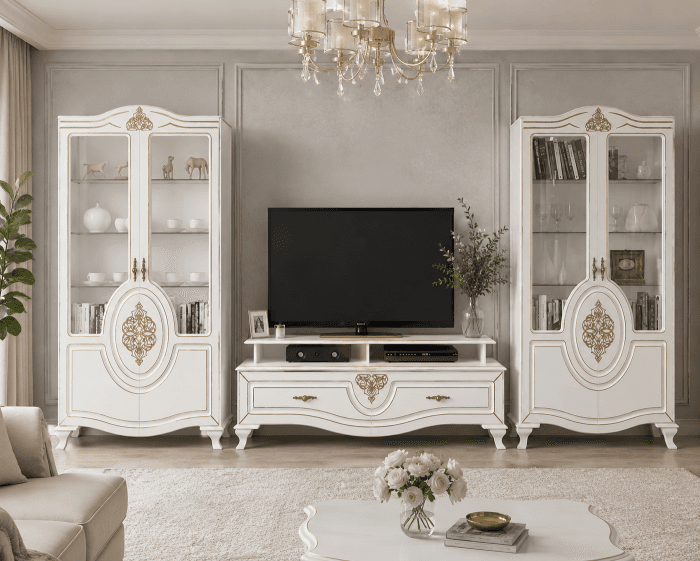 Set Living Milan Alb Mat