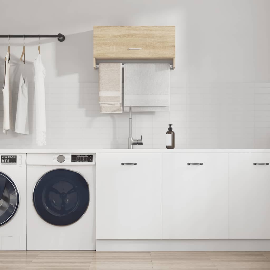 vidaxl sifonier stejar sonoma 70x32 5x35 cm pal