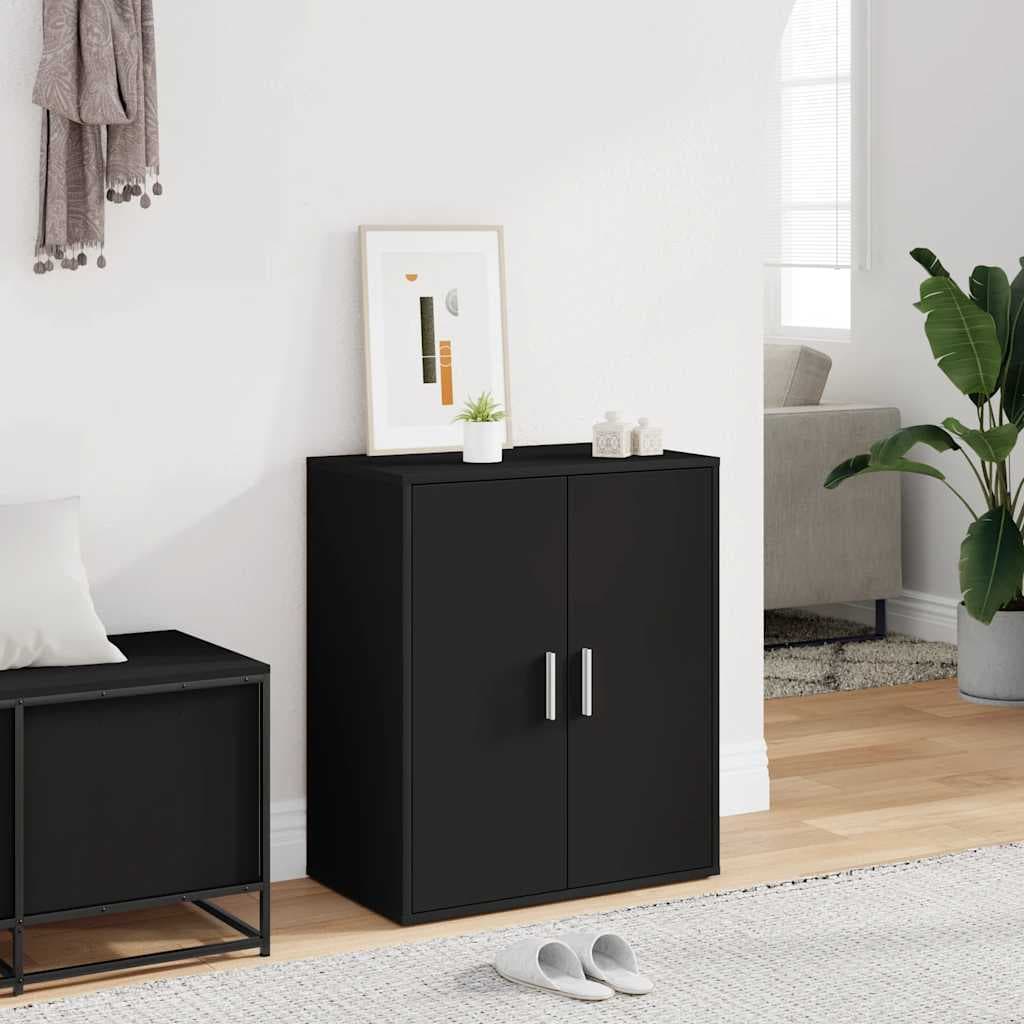 vidaXL Pantofar, negru, 60x35x70 cm, PAL
