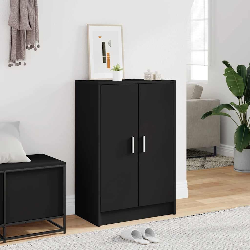 vidaXL Pantofar, negru, 60x35x92 cm, PAL