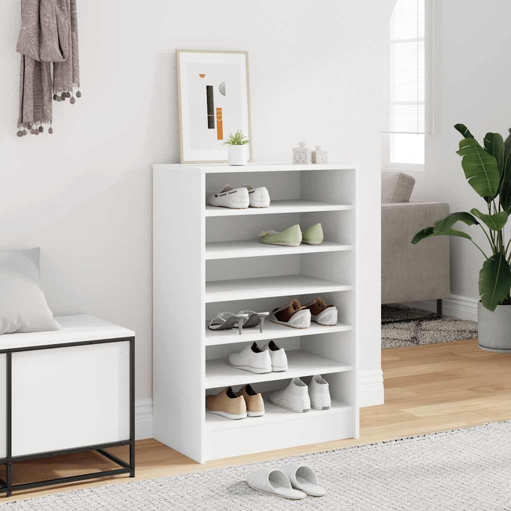 vidaXL Pantofar, alb, 60x35x92 cm, PAL