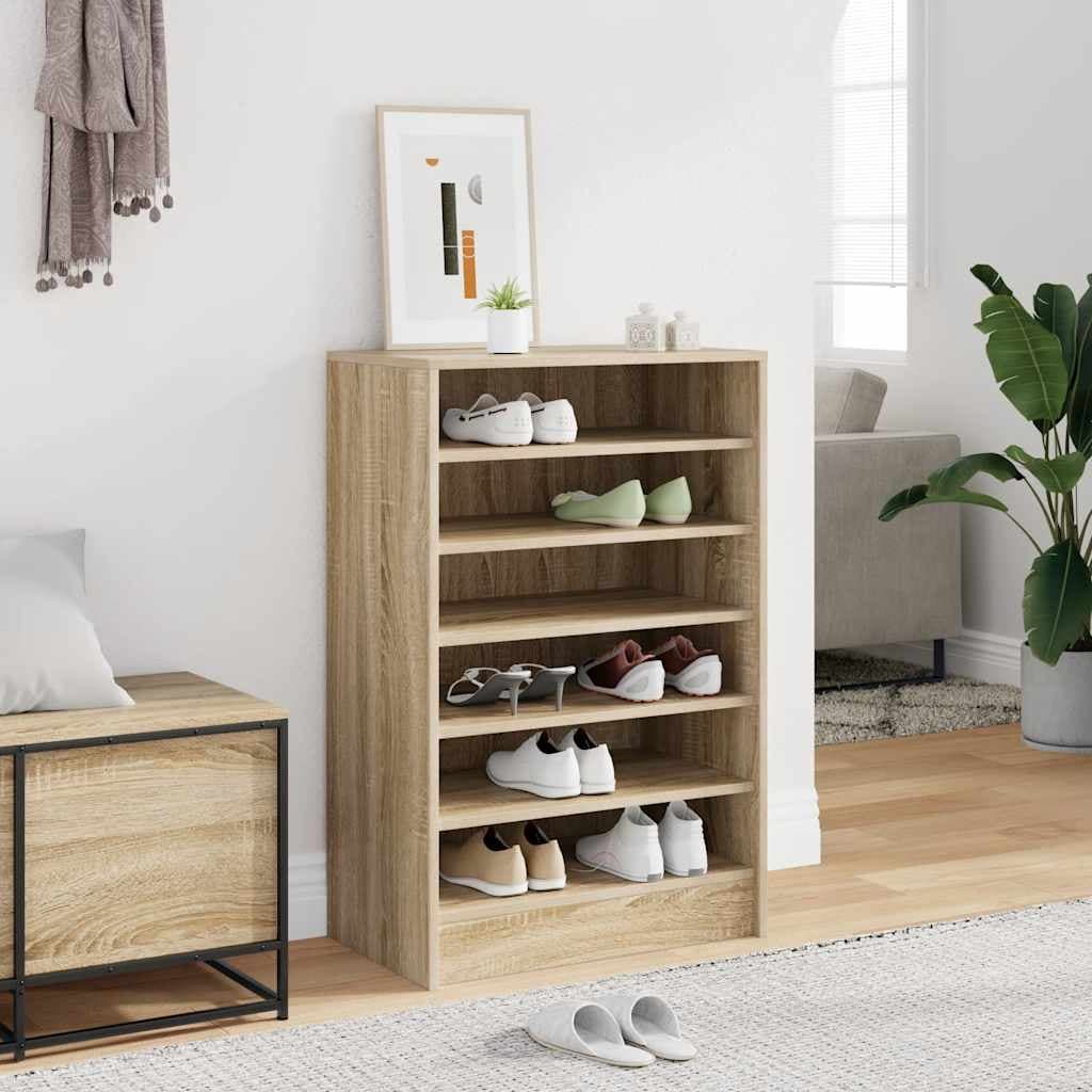 vidaXL Pantofar, stejar sonoma, 60x35x92 cm, PAL
