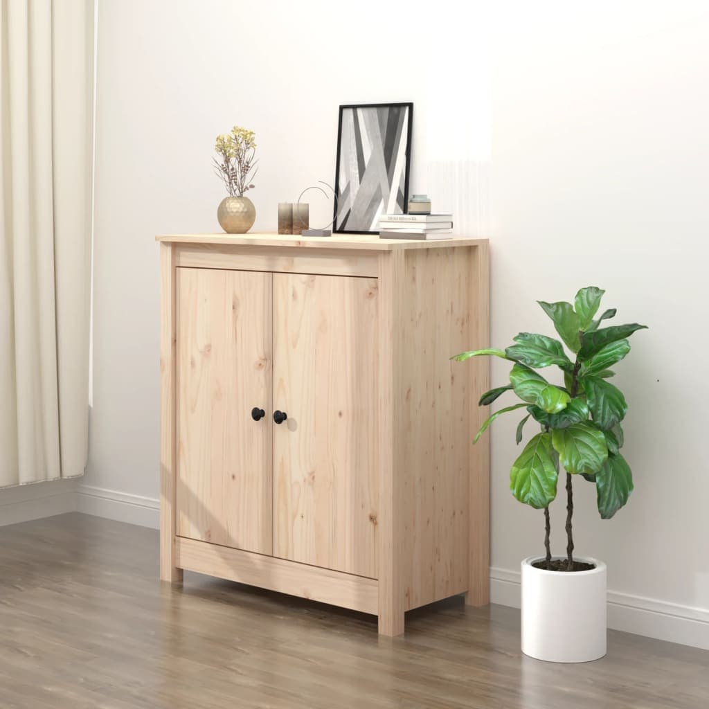 vidaXL Servanta, 70x35x80 cm, lemn masiv de pin