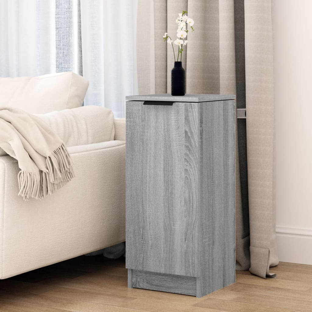 vidaXL Servanta, sonoma gri, 30x30x70 cm, lemn prelucrat