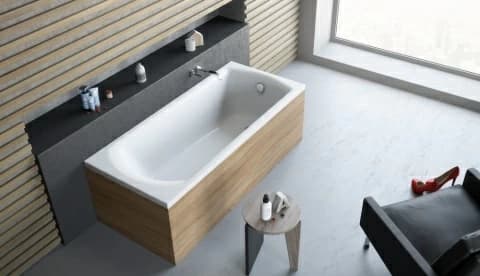 Cada acrilica Radaway Kea, 160x75 cm