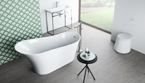 Cada acrilica Radaway Creta 180x80 cm