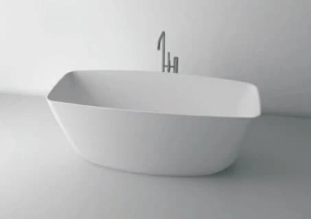 Cada Cast Marble Monza freestanding 156x70x58 cm fara preaplin, finisaj lucios