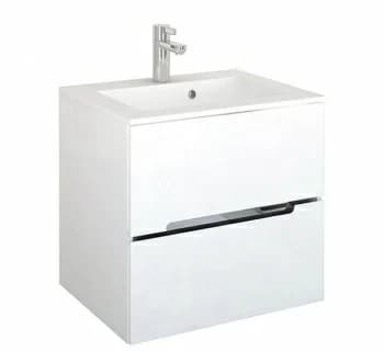Set PROMO mobilier cu lavoar Oristo Silver 60x45x55 cm alb lucios