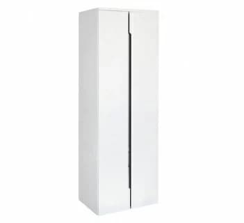 Dulap suspendat dublu Oristo Silver 50 x 35 x 144 cm, alb lucios