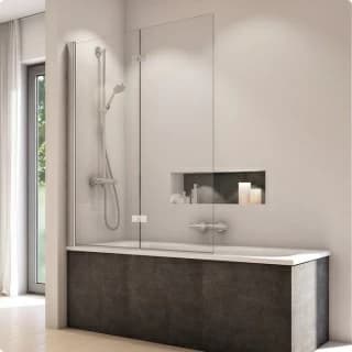 Paravan cada pliabil 180° SanSwiss Solino SOLB2, 120xH150cm
