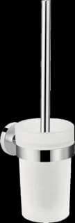 Suport cu perie wc Hansgrohe Logis Universal, crom
