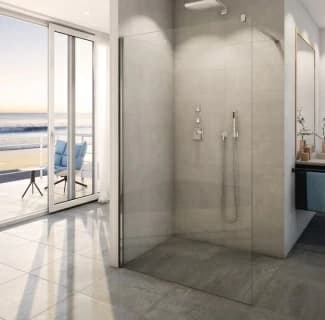 PROMO Cabina dus Walk-in SanSwiss Easy STR4P6  80xH200 cm