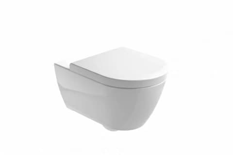 Vas wc Gala Emma Rounded RIMLESS suspendat 54 x 36 cm
