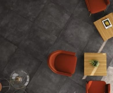 gresie portelanata sintesi italia flow black 20x20 cm