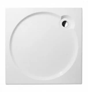 cadita dus patrata roltechnik aloha flat 80x80xh6 cm