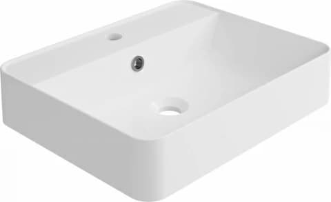 Lavoar dreptunghiular Cast Marble Cara 50x40 cm cu preaplin