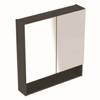 Dulap cu oglinda Geberit Selnova Square cu doua usi 58,8x17,5xH85 cm antracit
