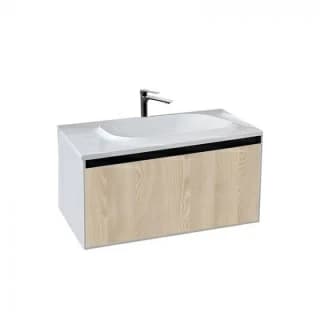 Set PROMO mobilier si lavoar Kolpasan Pandora stejar 110 cm