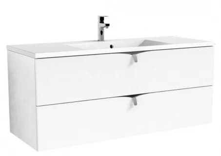 Set PROMO baza lavoar Oristo Siena alb si lavoar Amelia 120x45xH55 cm