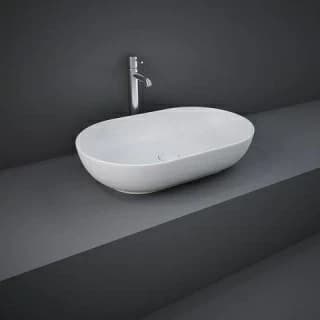 Lavoar Rak Ceramics Feeling oval 55x35xH13 cm alb lucios