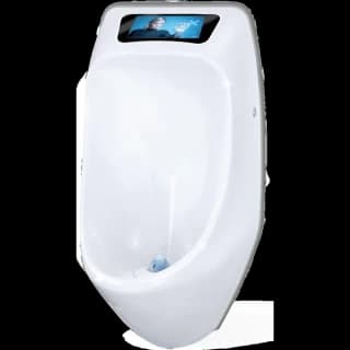 Pisoar fara alimentare cu apa Holdmann, Urimat Eco cu display video LCD