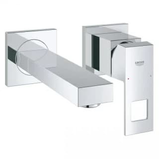 Baterie lavoar cu doua orificii Grohe Eurocube marimea S