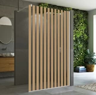 Cabina dus Walk-in SanSwiss Easy Japan STR4P 140xH200 cm, profil alb mat