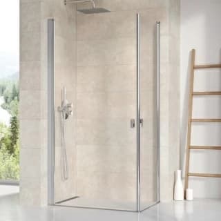 Cabina de dus Ravak Chrome 80x80xH195 cm, profil crom