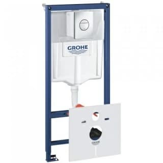 Set rezervor incastrat si clapeta de actionare Grohe Rapid SL 4in1, crom