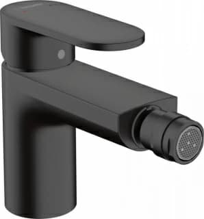 Baterie bideu Hansgrohe Vernis Blend cu ventil pop-up, negru mat