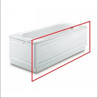 Masca frontala cada Kaldewei Saniform Plus 1700 mm