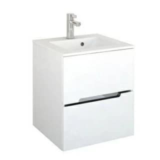 Set PROMO mobilier cu lavoar Oristo Silver 50x45xH55 cm alb lucios