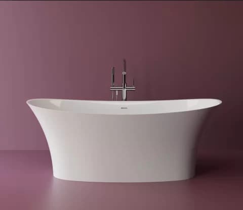 Cada Cast Marble Syros 170x79xH64 cu preaplin si ventil click-clack