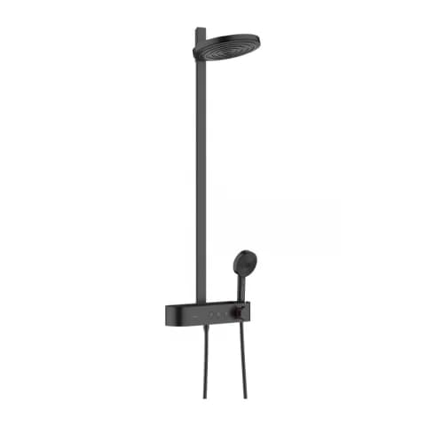 Sistem dus cu baterie dus termostatica Hansgrohe Pulsify S negru mat