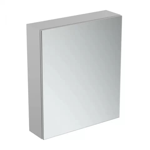 Dulap cu oglinda si iluminare LED Ideal Standard Mirror & Light finisaj aluminiu 60x70 cm