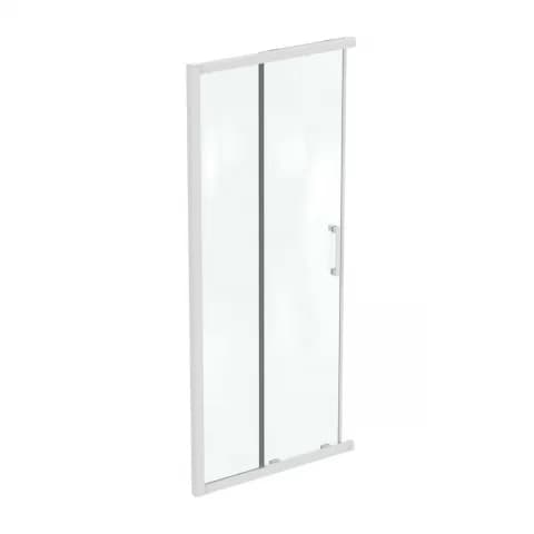 Usa cabina de dus culisanta Ideal Standard Connect 2 90x90 cm profil alb mat
