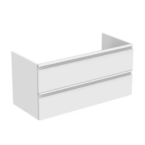 Baza lavoar suspendat Ideal Standard Tesi 2 sertare 100x44 cm alb