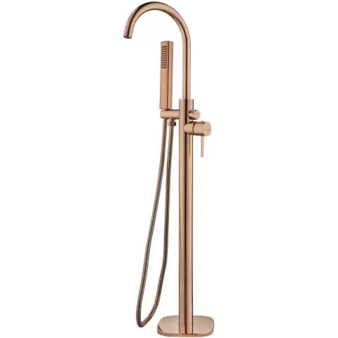 Baterie cada freestanding Casa Blanca Laveo POLLA, auriu roze