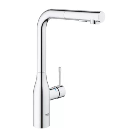 Baterie bucatarie inalta cu dus extractabil Grohe Essence crom lucios