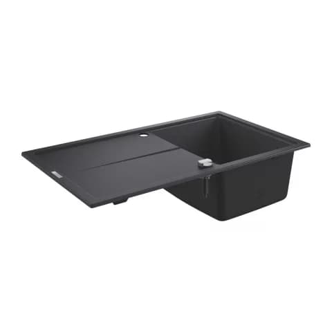 Chiuveta compozit reversibila Grohe K400 86x50 cm negru granit