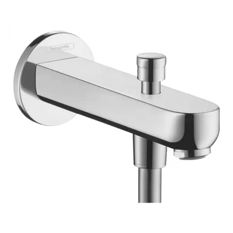 Pipa cada cu divertor Hansgrohe Metris S crom lucios