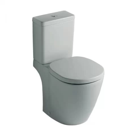 Set PROMO vas WC pe pardoseala Ideal Standard Connect Cube cu rezervor aparent si capac alb